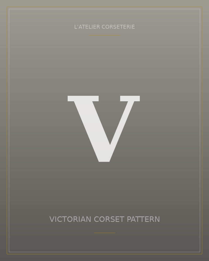Victorian corset pattern