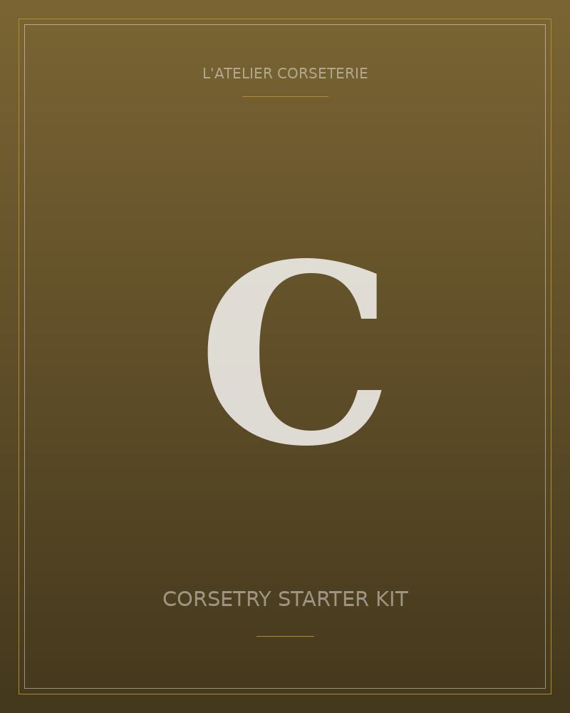 Corsetry starter kit
