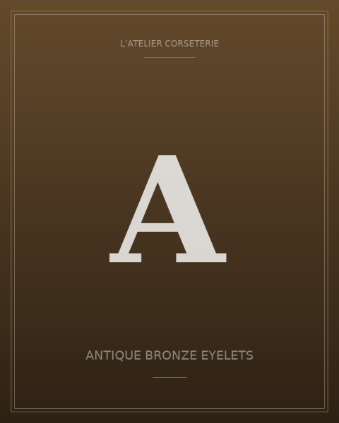 Antique bronze eyelets