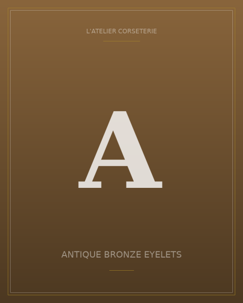 Antique bronze eyelets